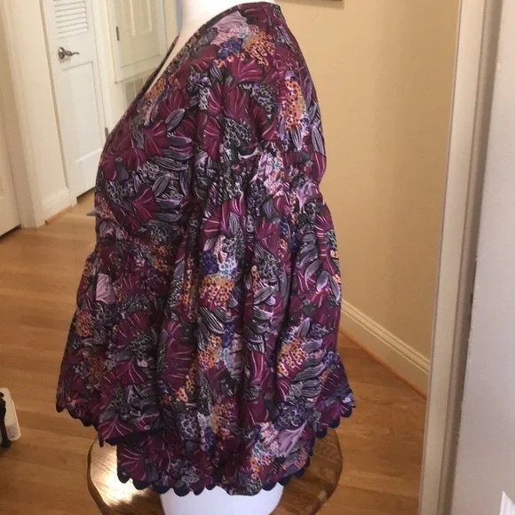 KIKA vargas floral wrap blouse - Picture 6 of 10